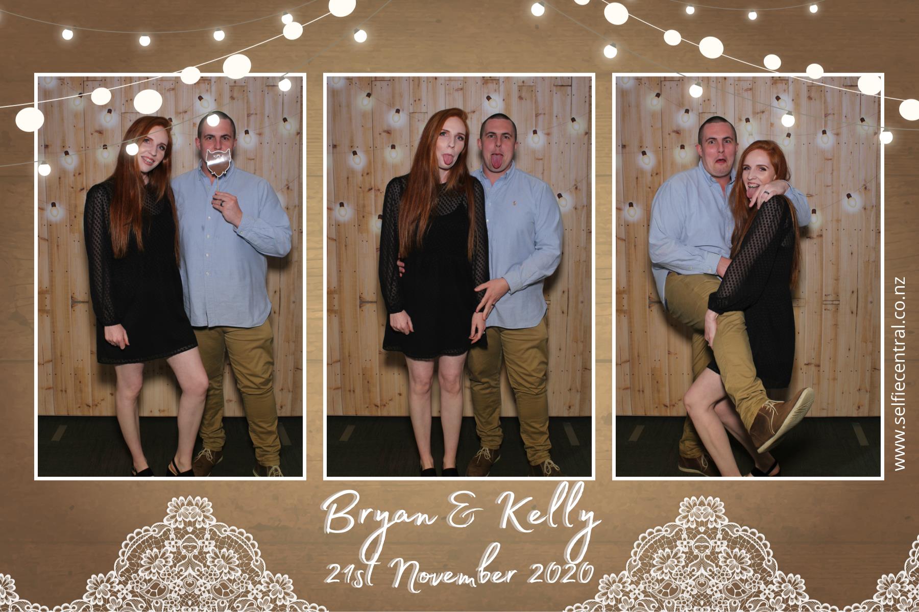 Bryan & Kelly's wedding | View more photos from the event at gallery.photobooth.co.nz/u/SelfieCentral/Bryan-Kellys-wedding